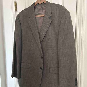 Mens Chaps Blazer blk/gray/brown EUC